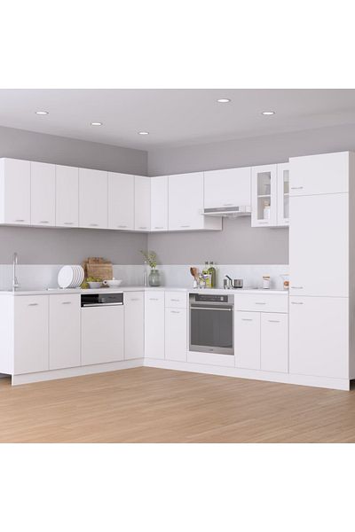 vidaxl Hanging Cabinet White 60x31x60 cm Engineered Wood