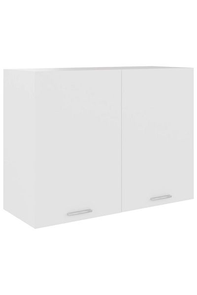 vidaxl Hanging Cabinet White 80x31x60 cm Engineered Wood