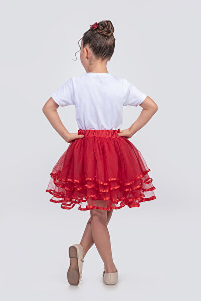 KT PERA BABY 4 KAT BİYELİ 23 NİSAN KABARIK GÖSTERİ DOĞUM GÜNÜ PARTİ ETEĞİ