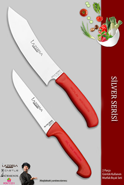 LAZBİSA Gold Serisi Mutfak Bıçak Seti Et Kıyma Ekmek Sebze Meyve Şef Bıçağı