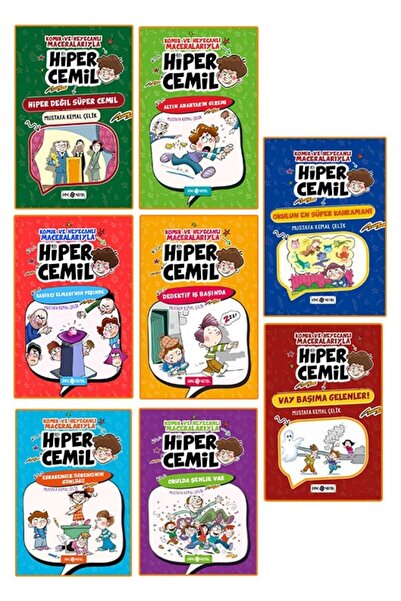 Genç Hayat Yayınları Hiper Cemil Serisi Aksiyon Dolu Komik Maceralarıyla 8 Kitap