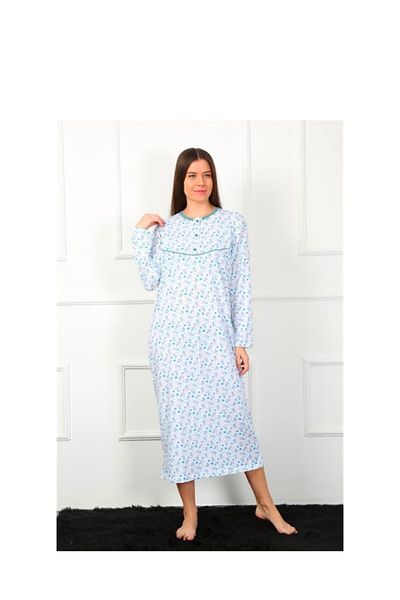 MODA Mother's Summer Robe Hospital Home Nightgown