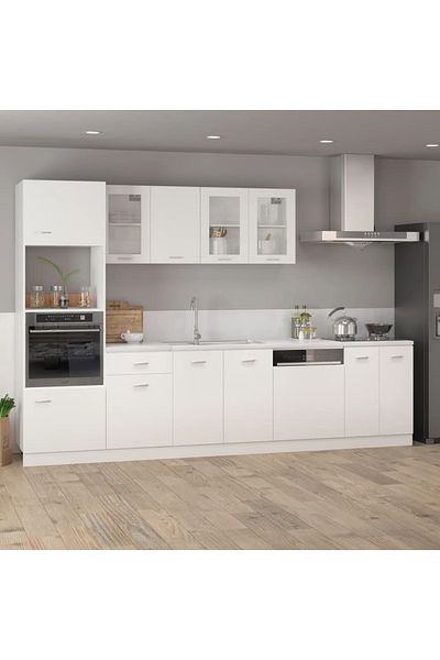 vidaxl Drawer Bottom Cabinet White 50x46x81.5 cm Engineered Wood