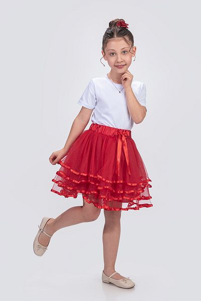 KT PERA BABY 4 Layer Straps 23 April Fluffy Show Birthday Party Skirt