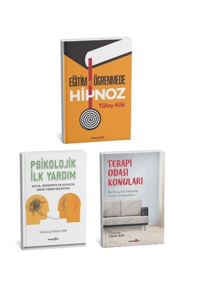 Okuyan Us Yayınevi Tülay Kök 3 Kitap Set - Eğitim ve Öğrenmede Hipnoz - Psiko...
