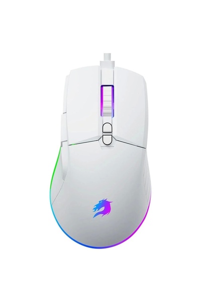 GAMEBOOSTER M12 12800 DPI Beyaz RGB Gaming Mouse