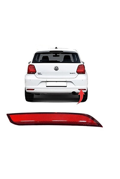 Genel Markalar Volkswagen Polo Arka Tampon Reflektör Sol 2014 6R0945105C