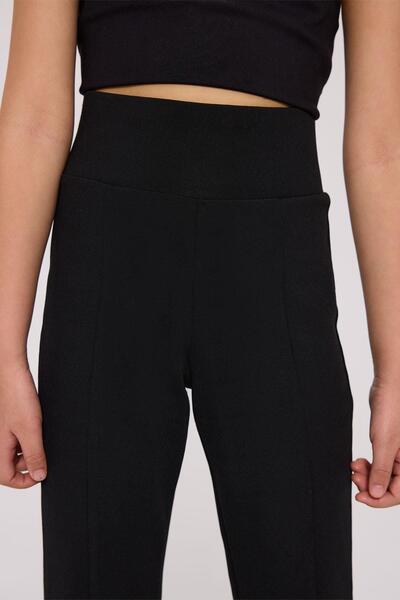 Tyess BG Store Girl's Black Tights