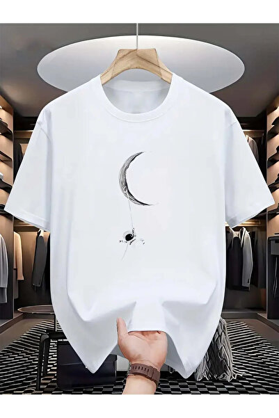 Wish BF Tricou oversize cu imprimeu Moon