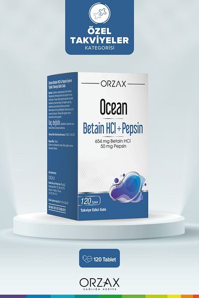 Ocean Betain Hci Pepcine 120 Tablets