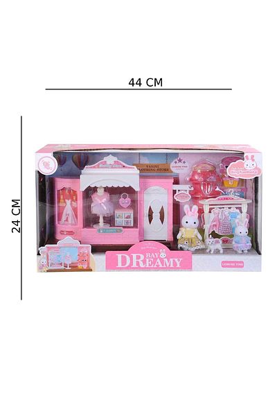 hak-iş oyuncak Big Fashion Shop - Mini Rabbit Family