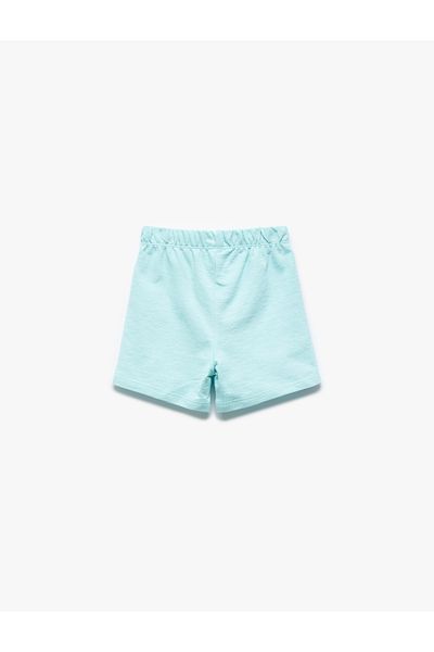 Koton Pantaloni scurți din bumbac cu detaliu de broderie