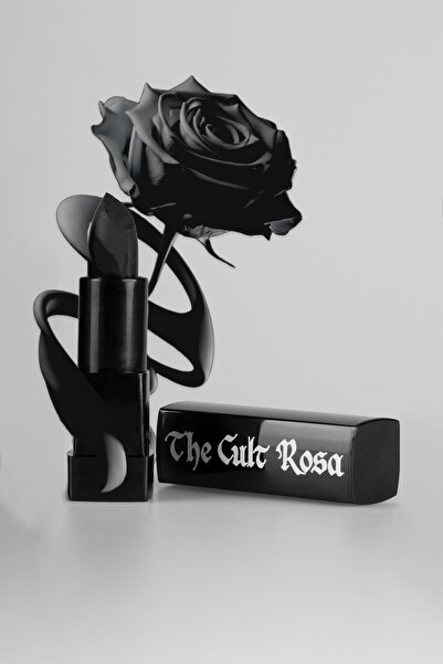 The Cult Rosa Llorona - Liplace - Black Matte Vegan Lipstick - Mat Siyah Vegan Ruj - Far Ve Far Bazı - 4gr