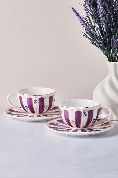 Perotti Balat 4-Piece Porcelain Coffee Set for 2