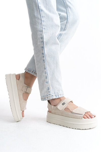 Limeo Double Strap Summer Women's Casual High Wedge Sole Sandals Shoes