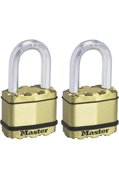 STOREMAX Lvnmblya Lock Heavy Duty Padlock [Laminated Steel] [Weatherproof] M5Beur