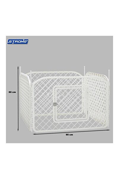 Strong Plastik Çit 90cm 60cm Panel Kare Model