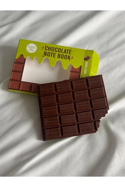 Ofisle Dubai Chocolate Notebook Chocolate Scented Silicone Cover Gift Notebook