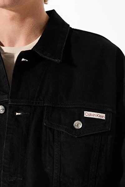 Calvin Klein Erkek Ls 90'S NS Denim Erkek Ceket - Siyah