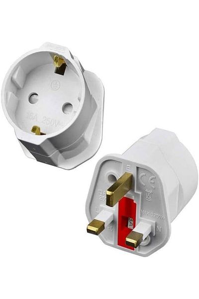 STOREMAX Svticaret British Male to Turkish Female Universal Socket Converter Mhm 1053513