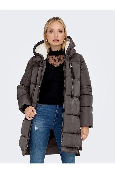 ONLY 15304792 Onlnewnora Long Puffer Coat Life Cc Otw