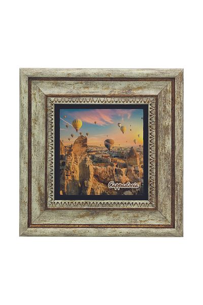 Sadrazam Pictură cu piatră naturală imprimată Cappadocia 20x20 Krt-160