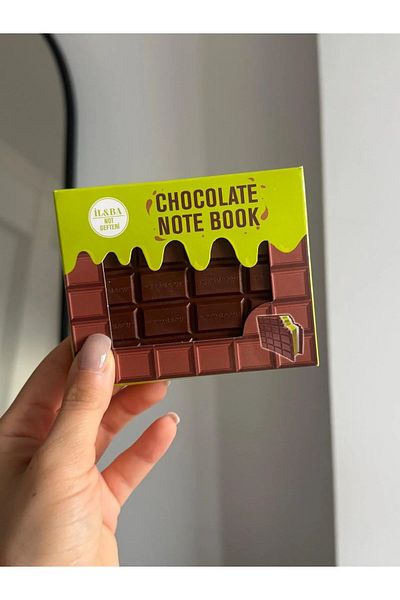 Ofisle Dubai Chocolate Notebook Chocolate Scented Silicone Cover Gift Notebook