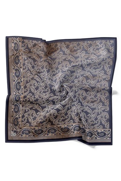 Levidor Eșarfă cu cristale strălucitoare cu model paisley