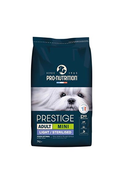 Pro Nutrition Prestige Sterilised Light Mini Tavuklu Küçük Irk Yetişkin Köpek Maması 3kg
