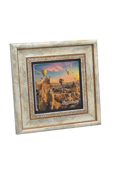 Sadrazam Pictură cu piatră naturală imprimată Cappadocia 20x20 Krt-160