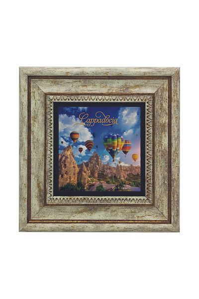 Sadrazam Pictură cu piatră naturală imprimată Cappadocia 20x20 Krt-157