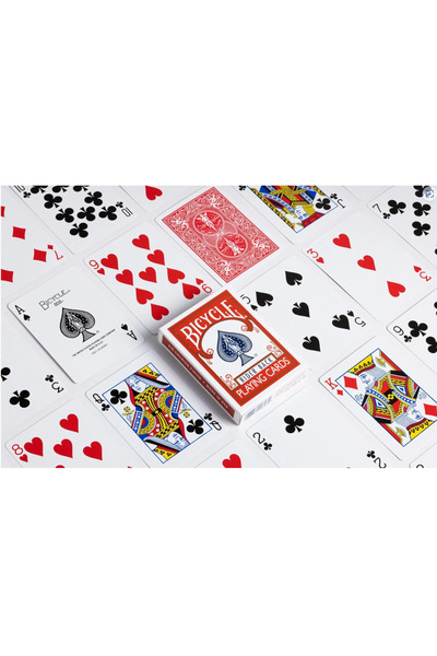 Generic Brand Standard Red Rider Back Playing Game Card