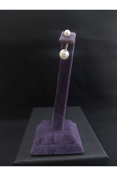 sarıyer silver White Pearl Belly Piercing