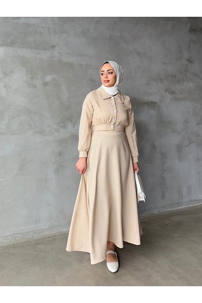 ENSA TESETTUR Σετ φούστας Cream Color River