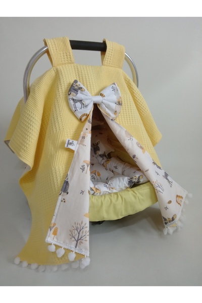 Wenaris 100% Cotton Stroller Cover 1 Piece (Stroller Cushion and Stroller Sheet Not Included)