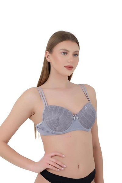 Merry Secret's Γυναικείο σουτιέν Light C Cup - Με Underwire και Δαντέλα χωρίς επένδυση