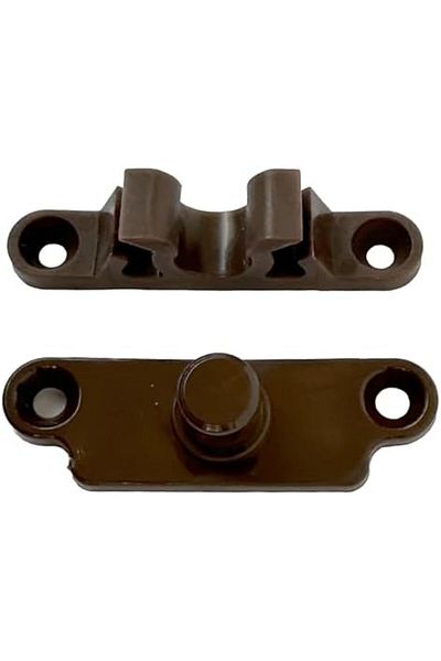 STOREMAX Mrttnca Snap Holder Lock for Fly Screen and Cabinet Doors 4 Pieces Brown Trndymrt 10872