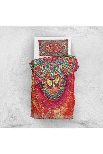 The Lucid Lab Mandala & Om Double Sided Duvet Cover Set 160 cm X 220 cm