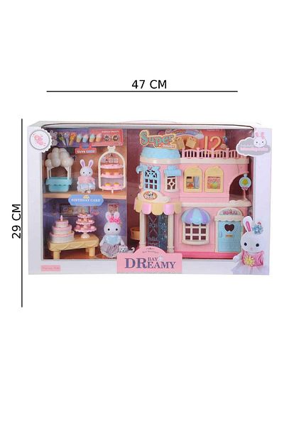 hak-iş oyuncak Mini Rabbit Family Patisserie