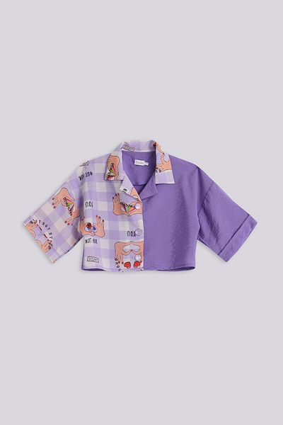Lia Lea Лилава блуза за момиче от BG Store