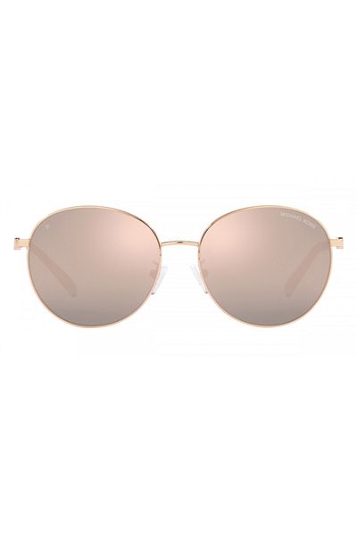Michael Kors Woman Round Sunglasses- Mk 1119 - Lense Size:57mm - Rose Gold