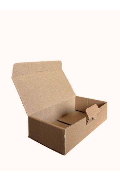 Aspak 15x7,5x3,9 Cm E-ticaret Kargo Kutusu- Kraft-100 Adet