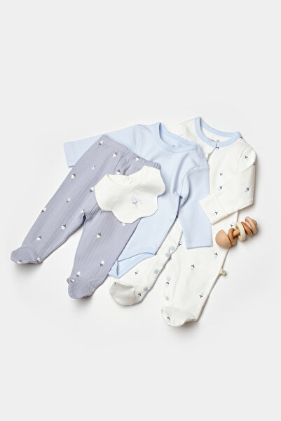 Biorganic Love Floral Organic 4 Piece Tulle Set