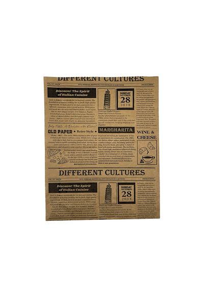 MODGER Self Patterned Oil Paper |   25 Vintage Newspaper Pattern Presentation Papers |   Mixed Pattern