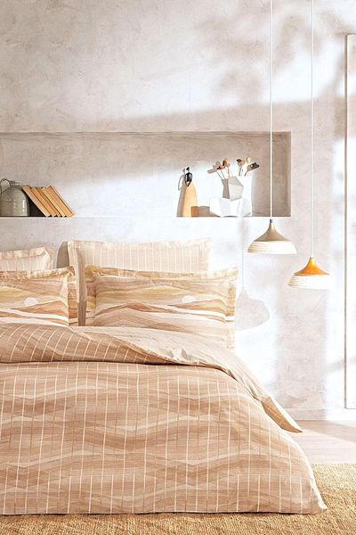 STOREMAX Teresa Double Ranforce Duvet Cover Set 200X220 Tile