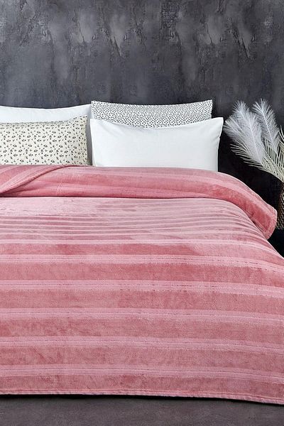 STOREMAX Muartshop Supersoft Soft Double Blanket 180X230 cm Powder 871301