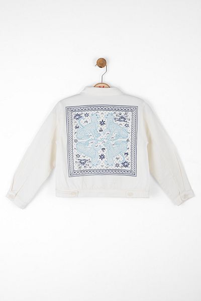 nk kids Jachetă vintage pentru bărbați, albastru ecru 36314