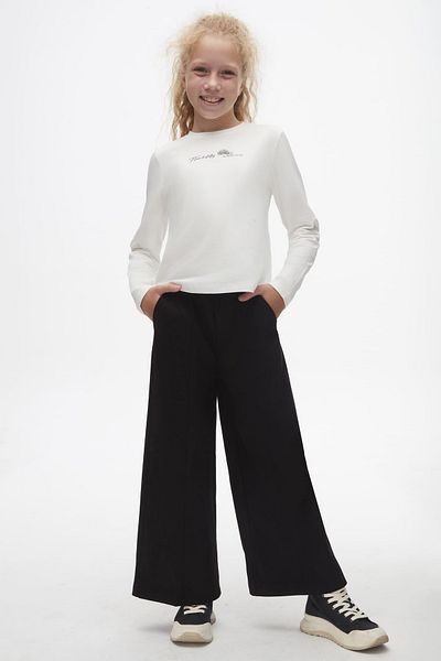 nk kids Tricou cu mânecă lungă pentru fete Ecru - 37819
