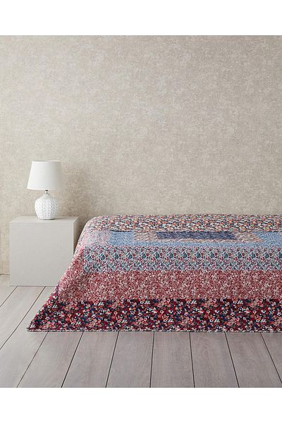 STOREMAX Jvnnshop Home Fanciful Patchwork Double Multi-Purpose Cover Claret Red 646268