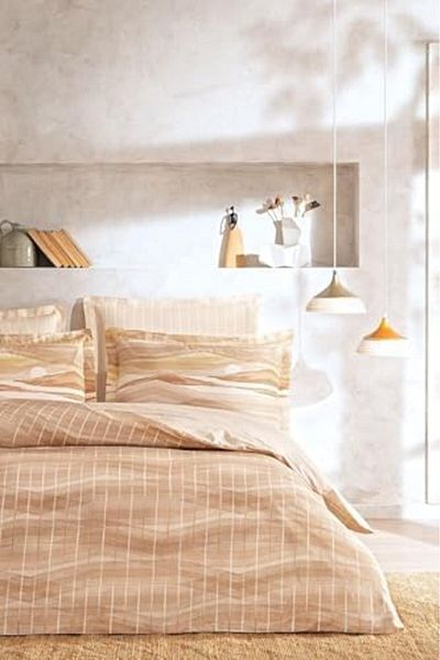 STOREMAX Teresa Double Ranforce Duvet Cover Set 200X220 Tile